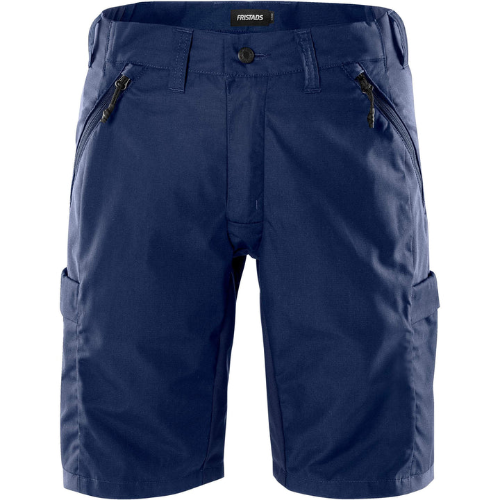 Fristads Service Ripstop 4-Way-Stretch Panel Shorts - 2543 LWR Navy Front1#colour_navy
