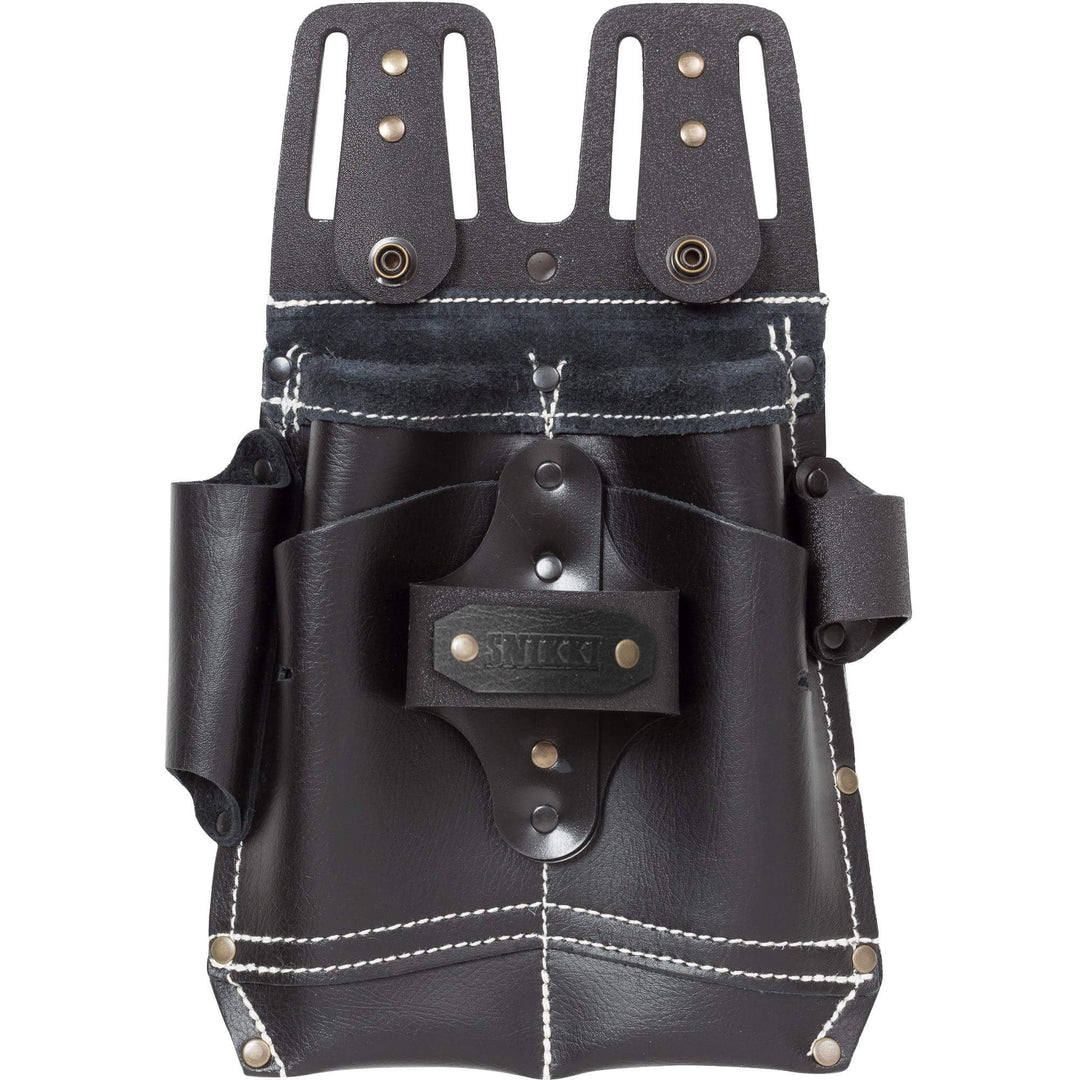 Fristads Snikki Leather Tool Holder - 9301 LTHR Black Front1#colour_black