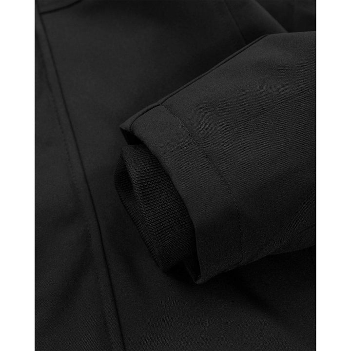 Fristads Softshell Stretch Insulated Winter Jacket - 1421 GSW Black Detail1#colour_black