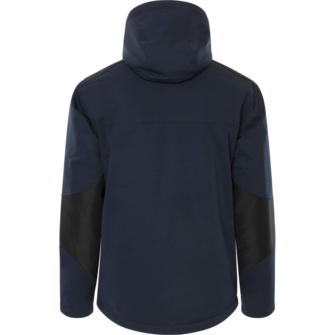 Fristads Softshell Stretch Insulated Winter Jacket - 1421 GSW Dark Navy Back1#colour_dark-navy