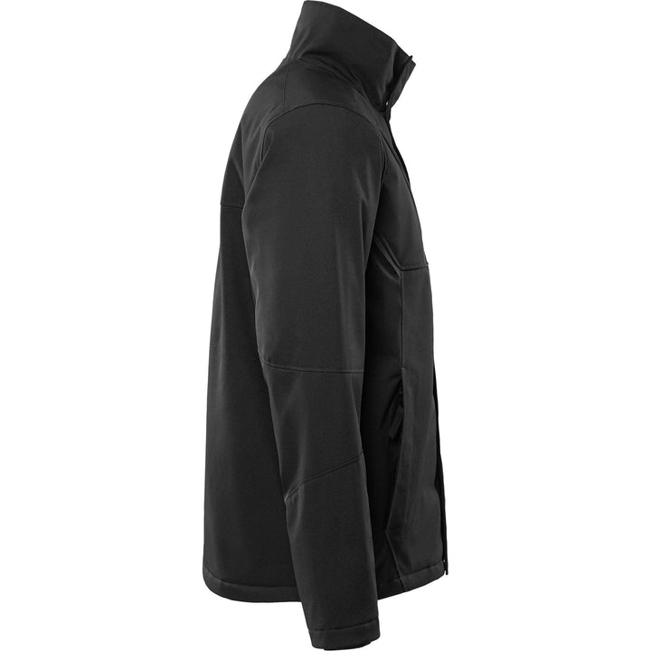 Fristads Softshell Stretch Windproof Water Repellent Winter Jacket - 4931 GSW Black Back3#colour_black