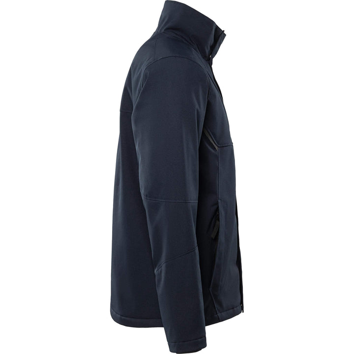 Fristads Softshell Stretch Windproof Water Repellent Winter Jacket - 4931 GSW Dark Navy Back3#colour_dark-navy