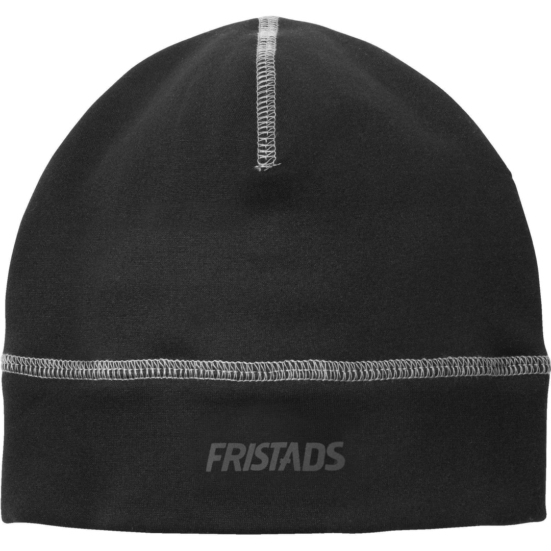 Fristads Stretch Fleece Beanie - 9101 STF Black Front1#colour_black