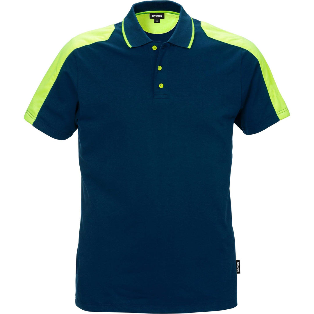 Fristads Stretch Polo Shirt - 7448 RTP Navy Front1#colour_navy