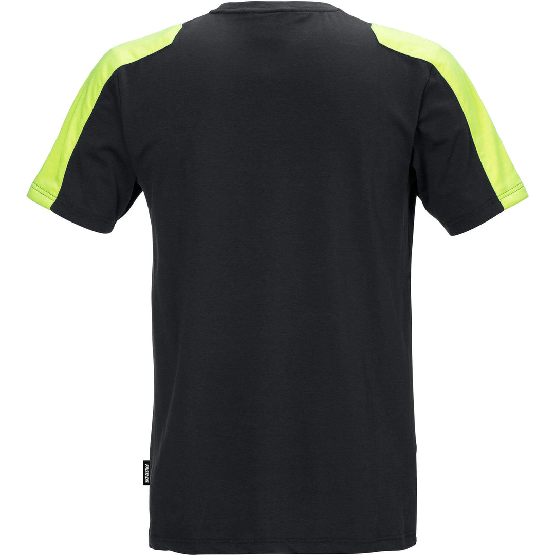 Fristads Stretch T-Shirt - 7447 RTT Black Back1#colour_black