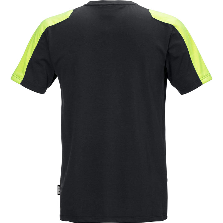 Fristads Stretch T-Shirt - 7447 RTT Black Back1#colour_black