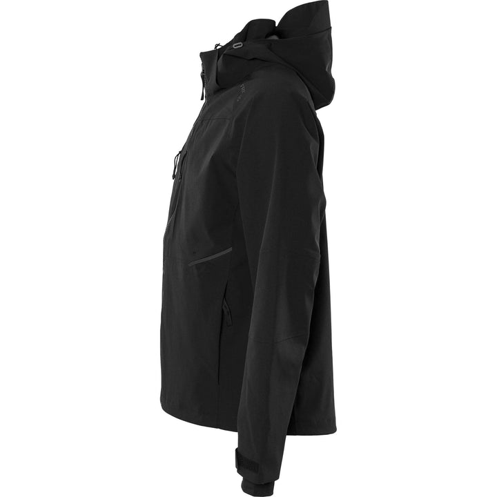 Fristads Stretch Waterproof Breathable Shell Jacket - 4881 GLS Black Back2#colour_black