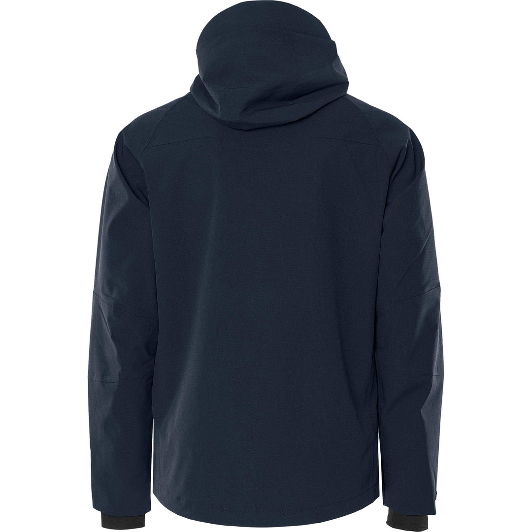 Fristads Stretch Waterproof Breathable Shell Jacket - 4881 GLS Dark Navy Back1#colour_dark-navy