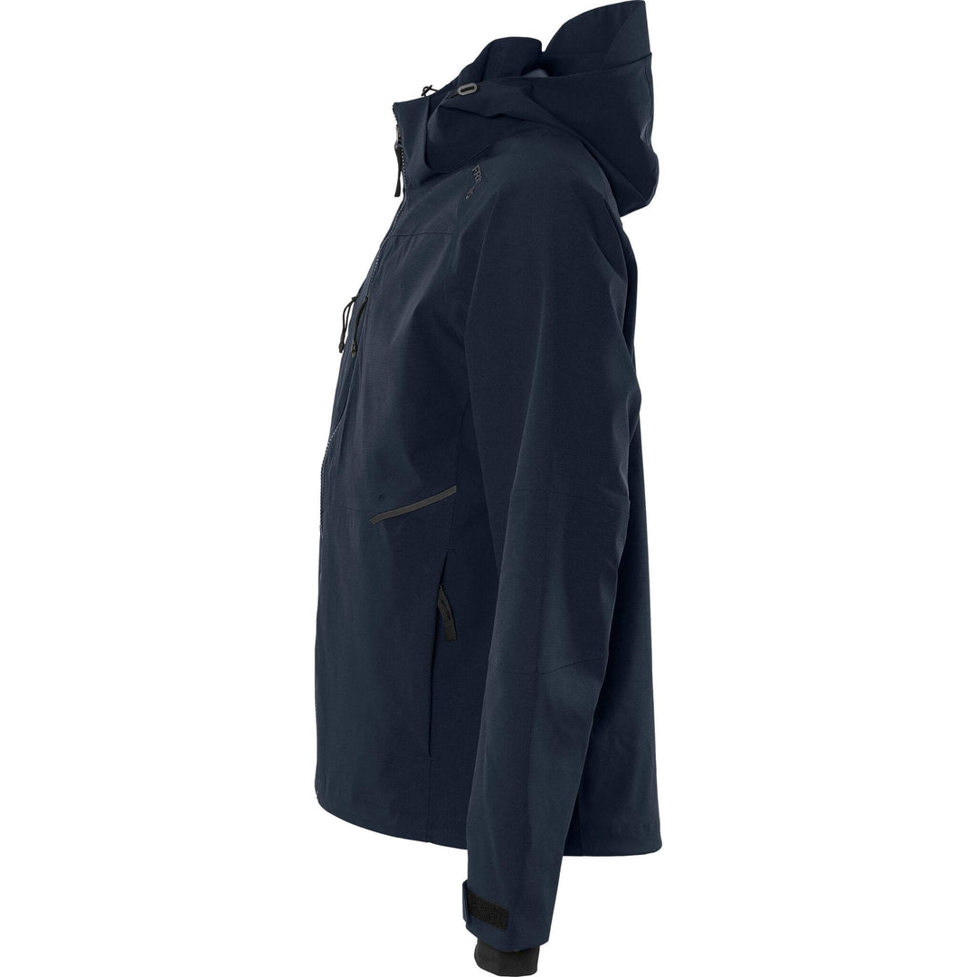 Fristads Stretch Waterproof Breathable Shell Jacket - 4881 GLS Dark Navy Back2#colour_dark-navy