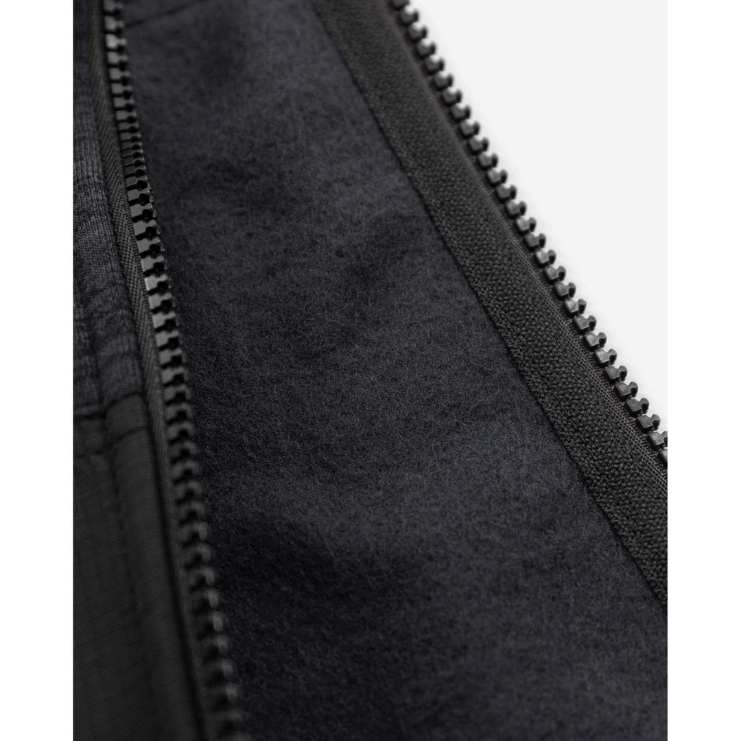 Fristads Sweatshirt Jacket - 7052 SMP Grey/Black Detail2#colour_grey-black