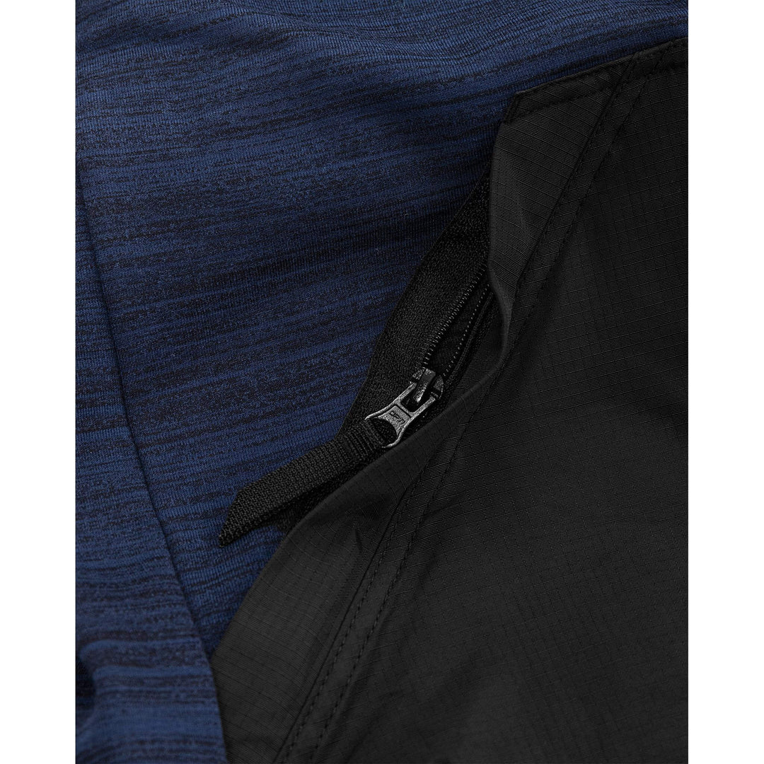 Fristads Sweatshirt Jacket - 7052 SMP Navy/Black Detail1#colour_navy-black