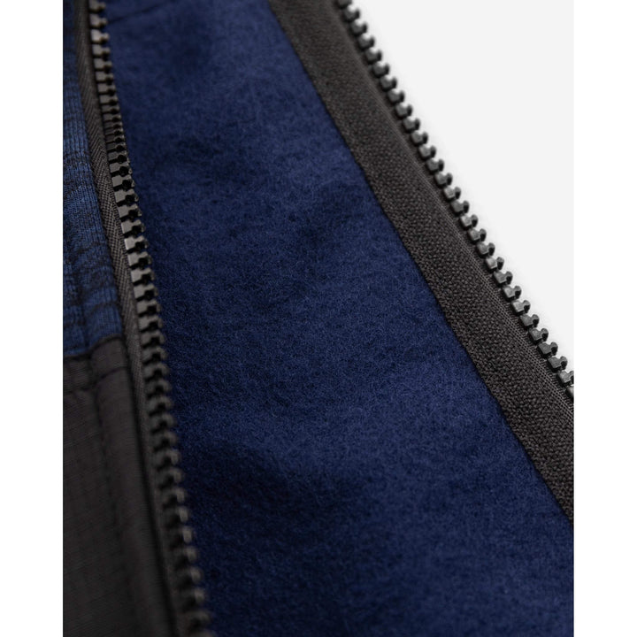 Fristads Sweatshirt Jacket - 7052 SMP Navy/Black Detail2#colour_navy-black