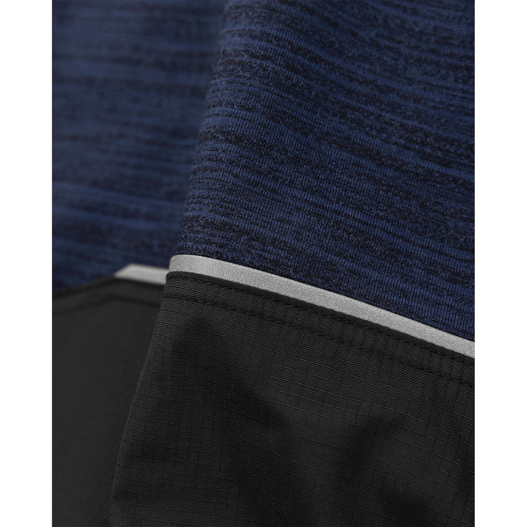 Fristads Sweatshirt Jacket - 7052 SMP Navy/Black Detail3#colour_navy-black