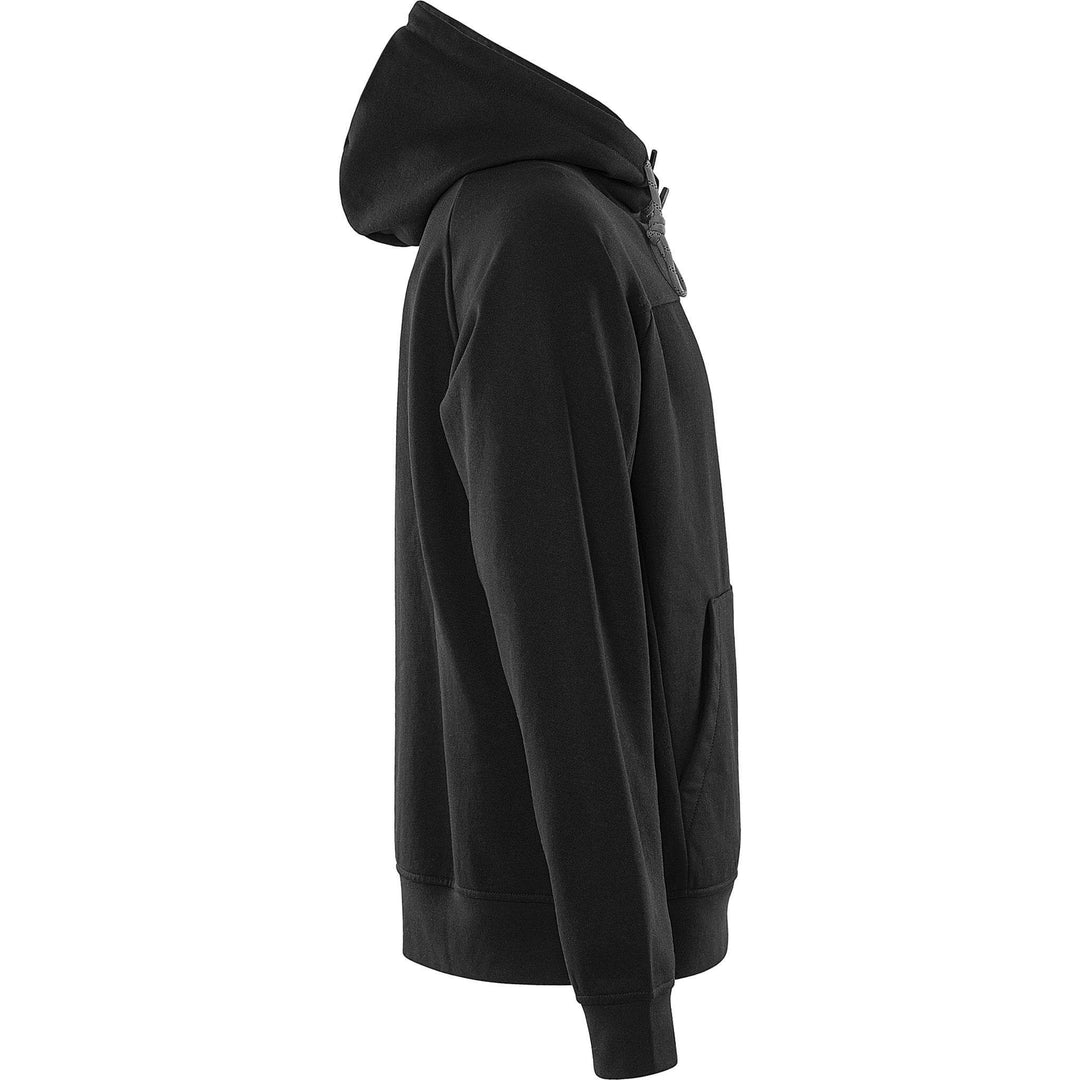 Fristads UV-Protective Hooded Sweatshirt - 7551 GSM Black/Grey Back3#colour_black-grey