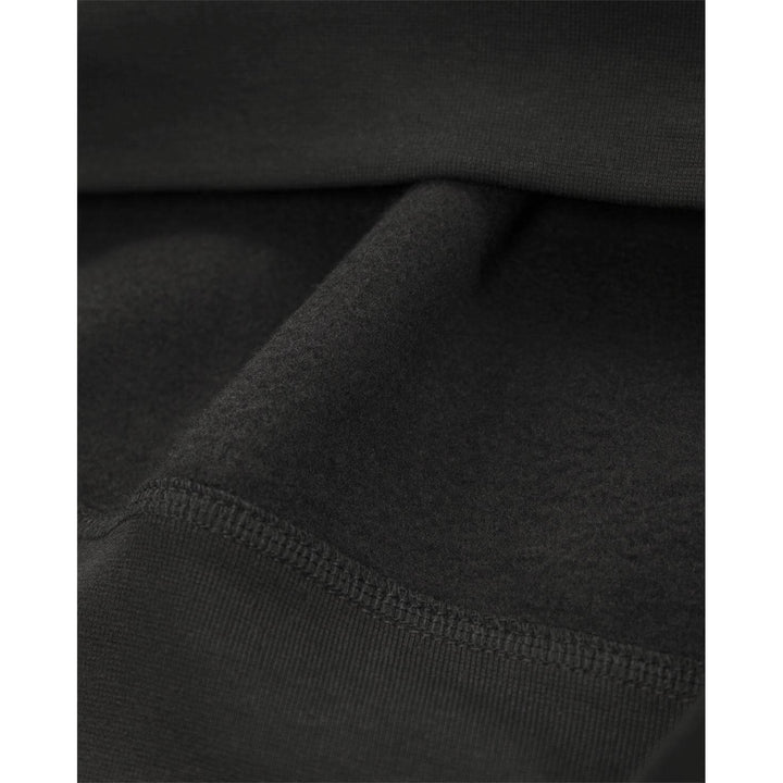 Fristads UV-Protective Hooded Sweatshirt - 7551 GSM Black/Hi-Vis Yellow Detail1#colour_black-hi-vis-yellow