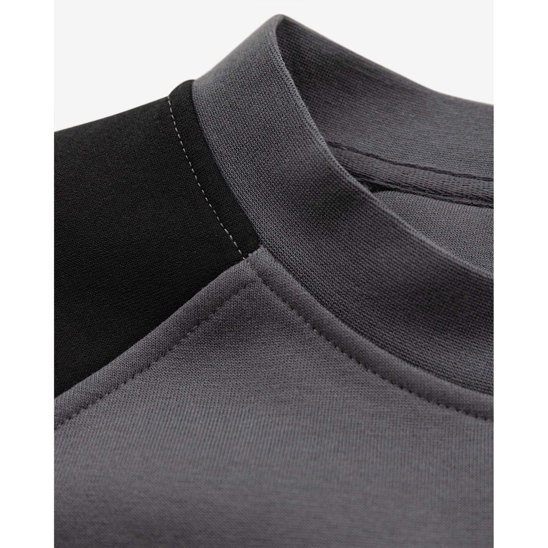Fristads UV-Protective Sweatshirt - 7148 GSM Grey/Black Detail1#colour_grey-black