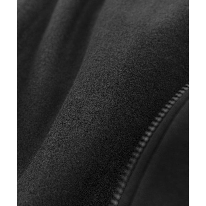 Fristads UV-Protective Sweatshirt Jacket - 7248 GSM Black/Hi-Vis Yellow Detail1#colour_black-hi-vis-yellow