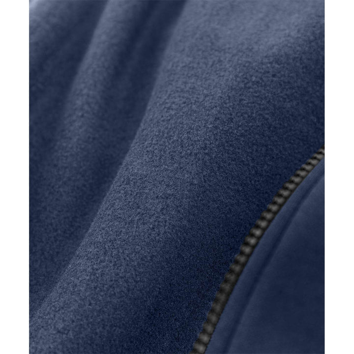 Fristads UV-Protective Sweatshirt Jacket - 7248 GSM Navy/Hi-Vis Yellow Detail1#colour_navy-hi-vis-yellow