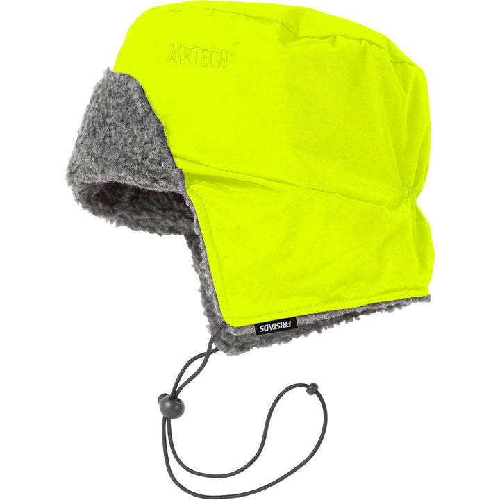 Fristads WAterproof Winter Hat - 9105 GTT Hi-Vis Yellow Front1#colour_hi-vis-yellow