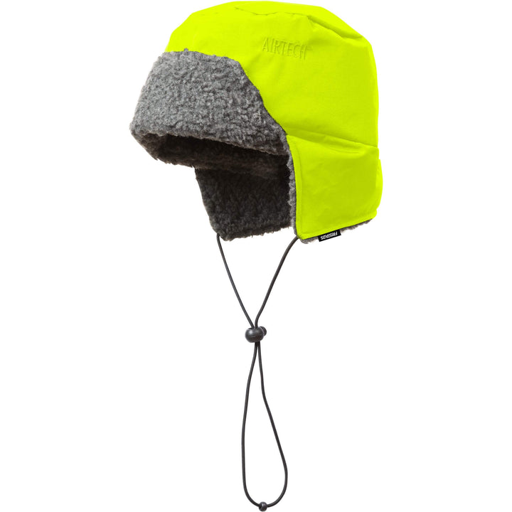 Fristads WAterproof Winter Hat - 9105 GTT Hi-Vis Yellow Front2#colour_hi-vis-yellow