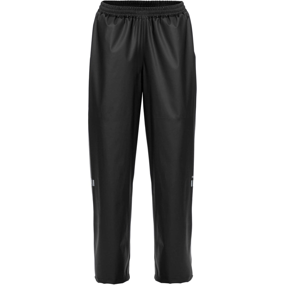 Fristads Waterproof Breathable Hooded Rain Jacket and Trousers Set - 4099 LRS Black Front3#colour_black