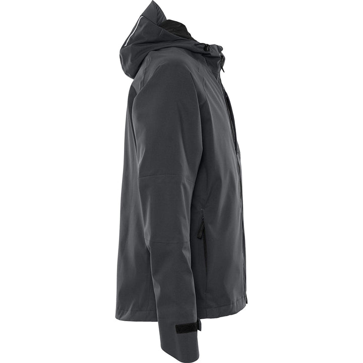 Fristads Waterproof Breathable Ripstop Stretch Shell Jacket - 4882 GLPS Dark Grey Back3#colour_dark-grey