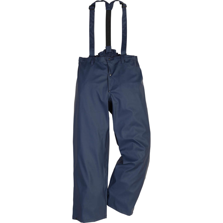 Fristads Waterproof Elasticated Waist Rain Trousers - 216 RS Navy Front1#colour_navy