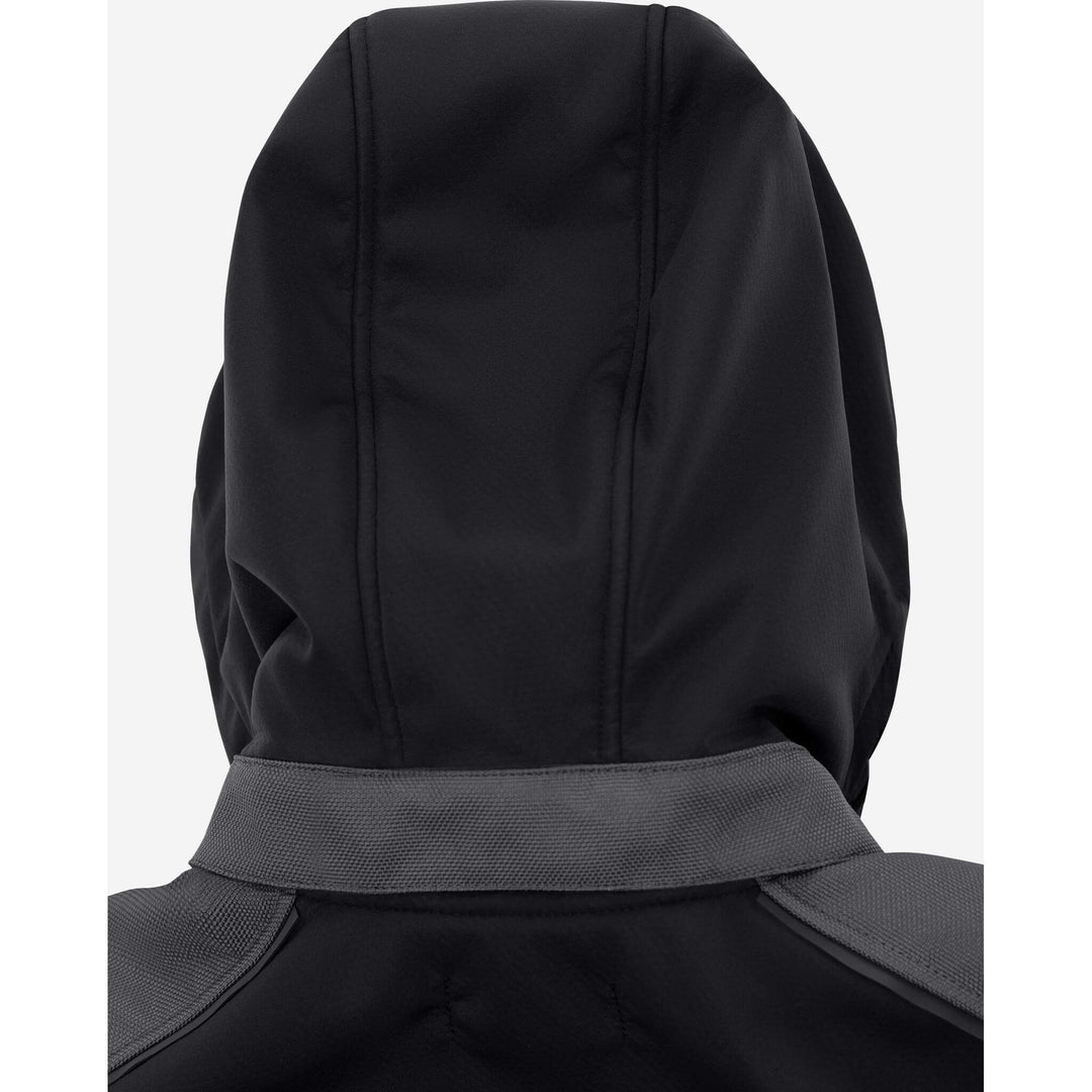 Fristads Windproof Softshell Winter Jacket - 4060 CFJ Black/Grey Detail5#colour_black-grey
