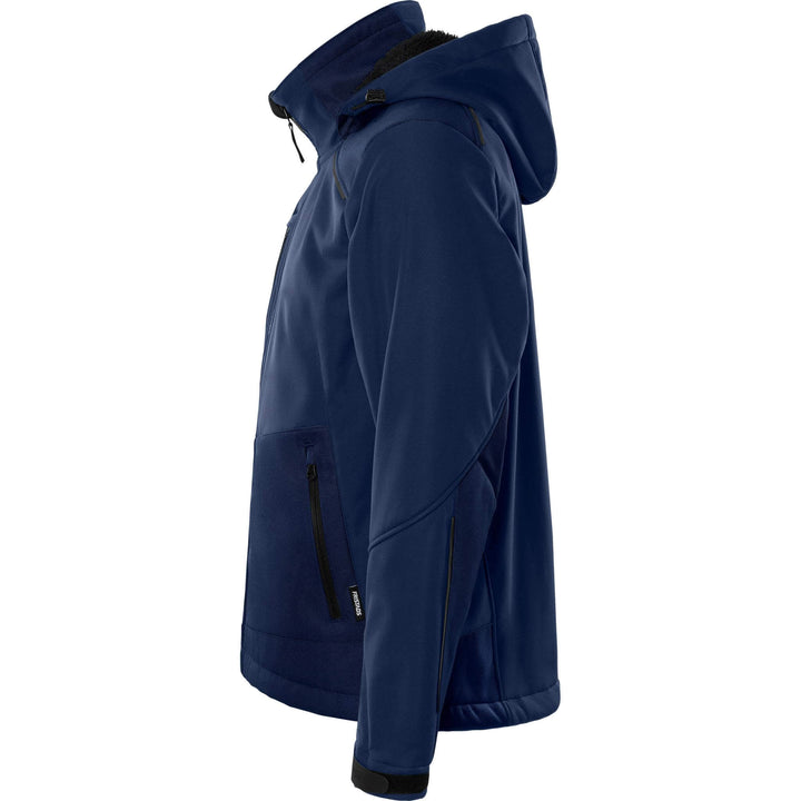 Fristads Windproof Softshell Winter Jacket - 4060 CFJ Navy Back2#colour_navy