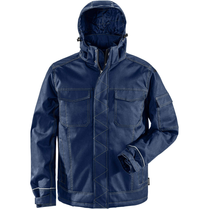 Fristads Winter Insulated Jacket - 4001 PRS Navy Front1#colour_navy