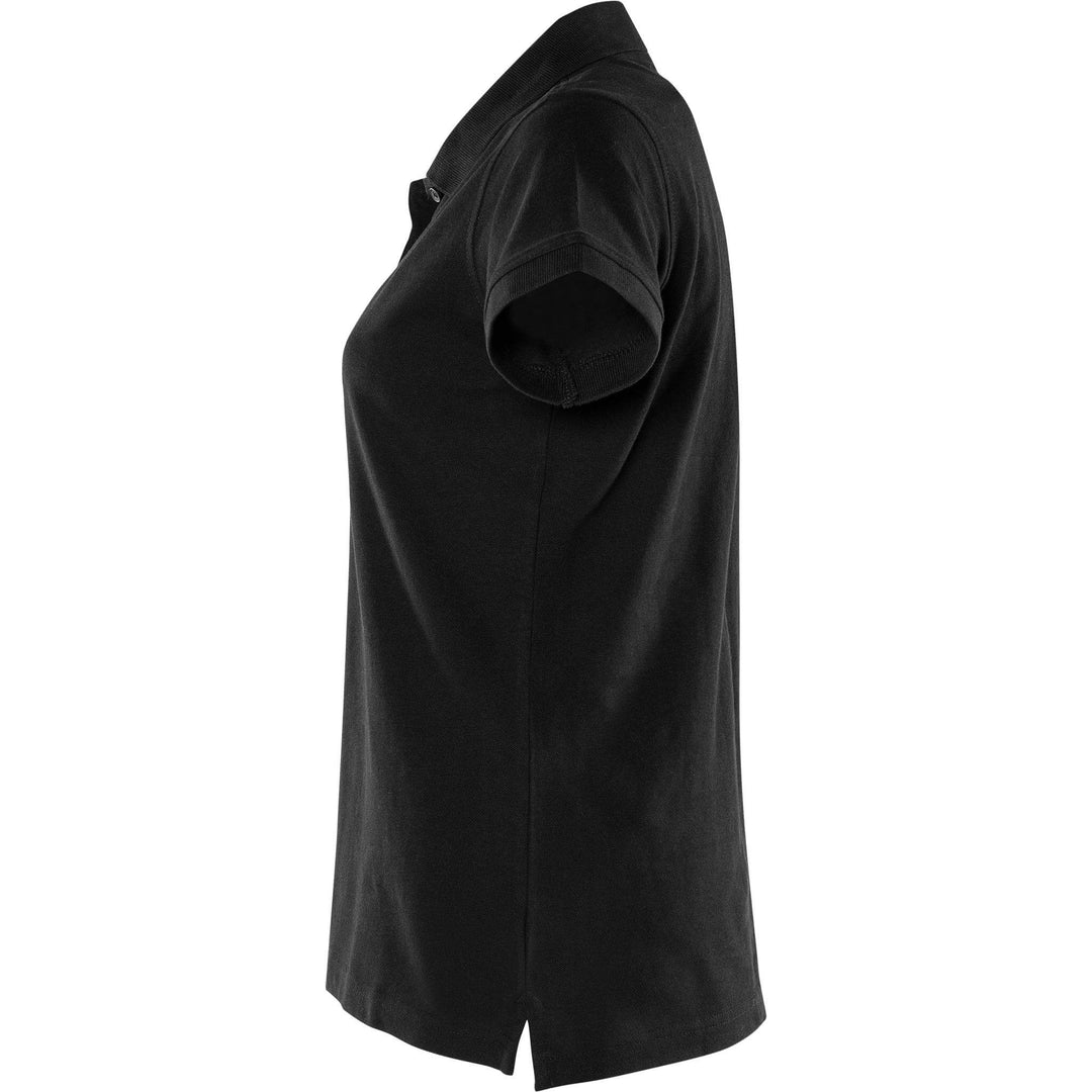 Fristads Womens Acode Heavy Polo Shirt - 1723 PIQ Black Detail1#colour_black