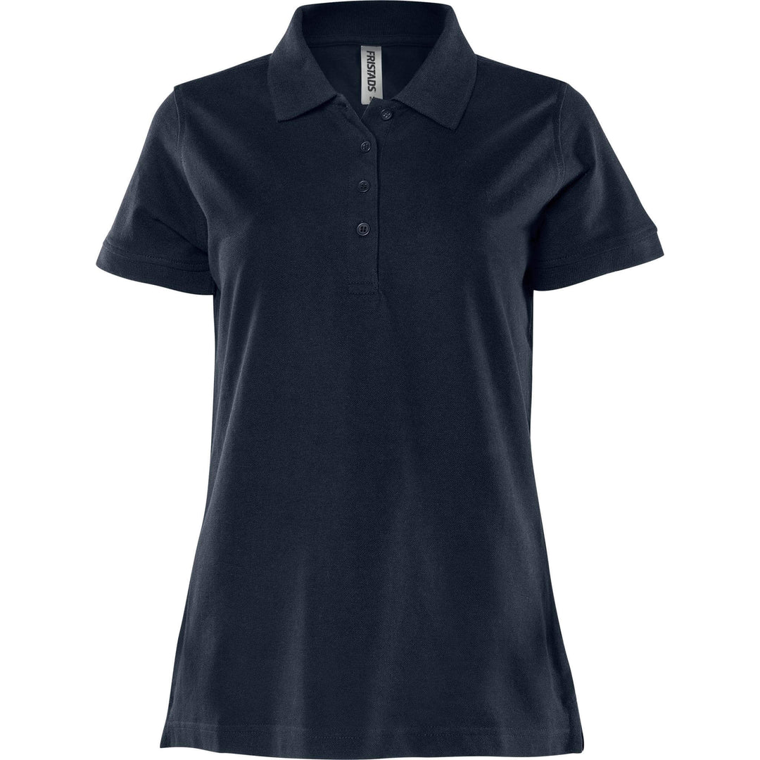 Fristads Womens Acode Heavy Polo Shirt - 1723 PIQ Dark Navy Front1#colour_dark-navy