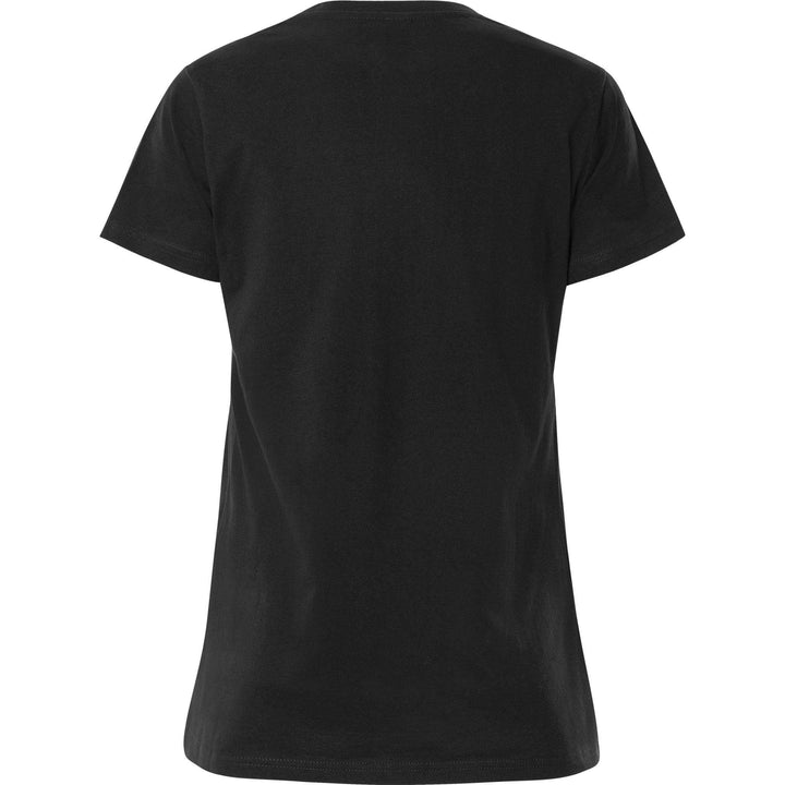 Fristads Womens Acode Heavy T-Shirt - 1917 HSJ Black Back1#colour_black