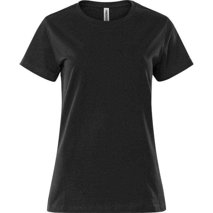 Fristads Womens Acode Heavy T-Shirt - 1917 HSJ Black Front1#colour_black