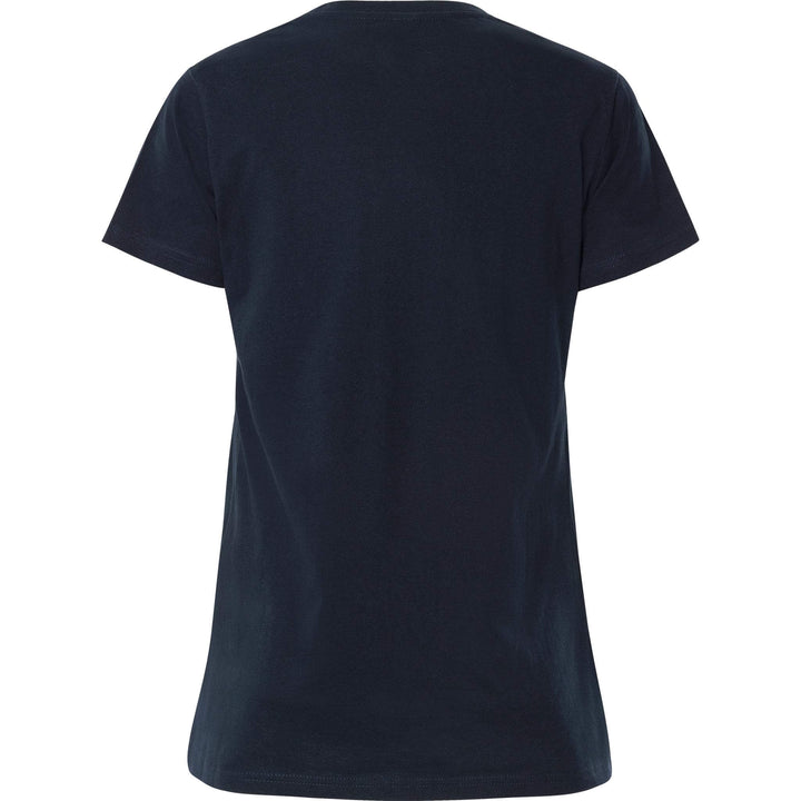 Fristads Womens Acode Heavy T-Shirt - 1917 HSJ Dark Navy Back1#colour_dark-navy