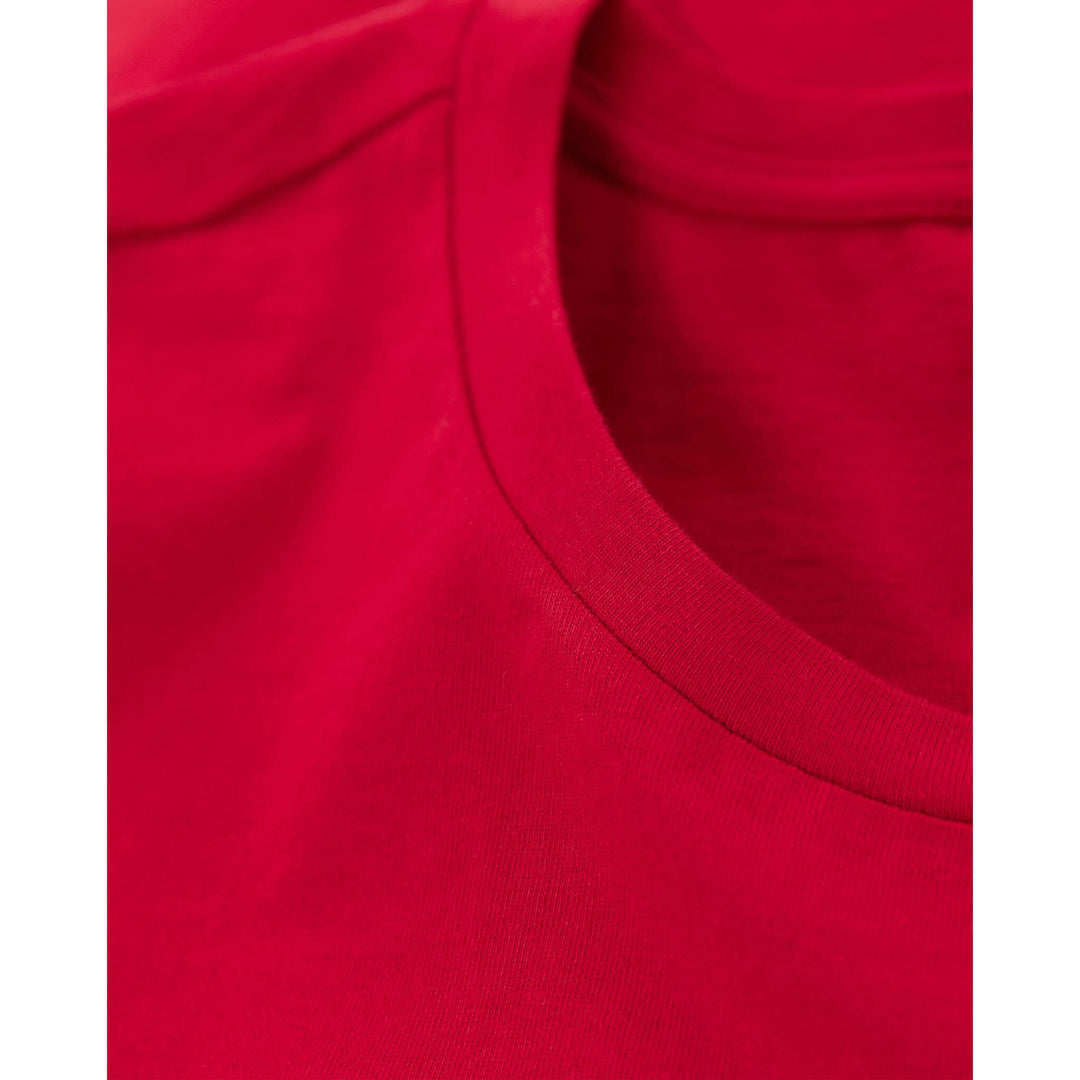 Fristads Womens Acode Heavy T-Shirt - 1917 HSJ Red Detail1#colour_red