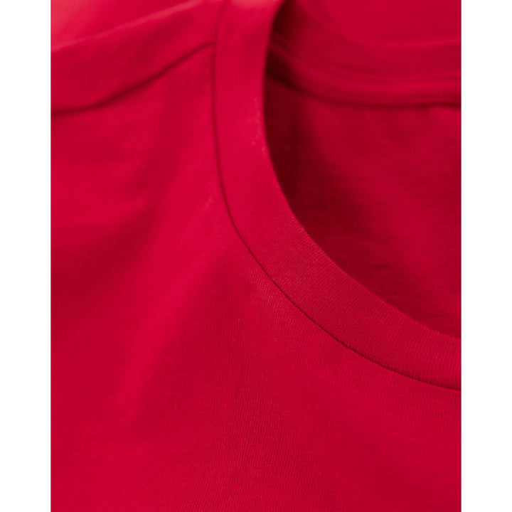 Fristads Womens Acode Heavy T-Shirt - 1917 HSJ Red Detail1#colour_red