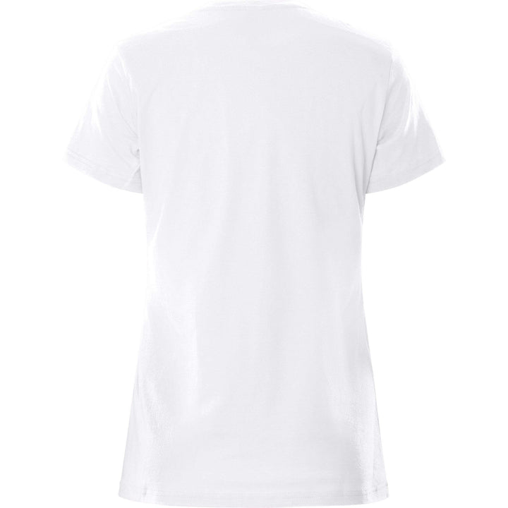 Fristads Womens Acode Heavy T-Shirt - 1917 HSJ White Back1#colour_white