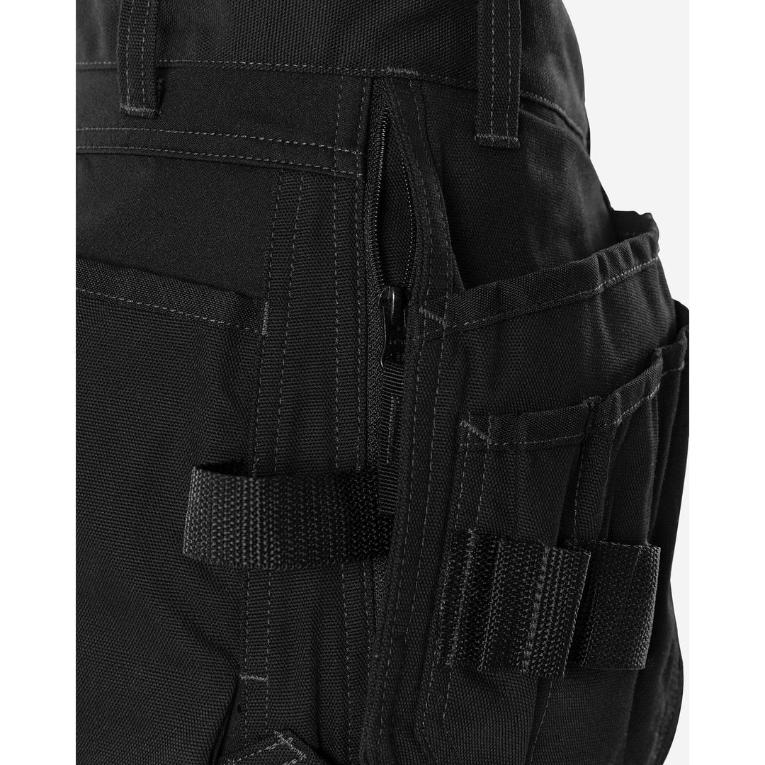 Fristads Womens Craftsman 4-Way-Stretch Holster Pocket Shorts - 2527 GCYD Black Detail1#colour_black