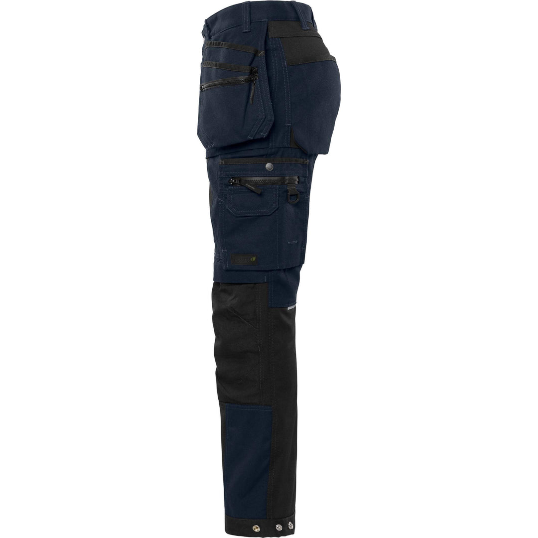 Fristads Womens Craftsman 4-Way-Stretch Holster Pocket Trousers - 2533 GCYD Dark Navy Back2#colour_dark-navy