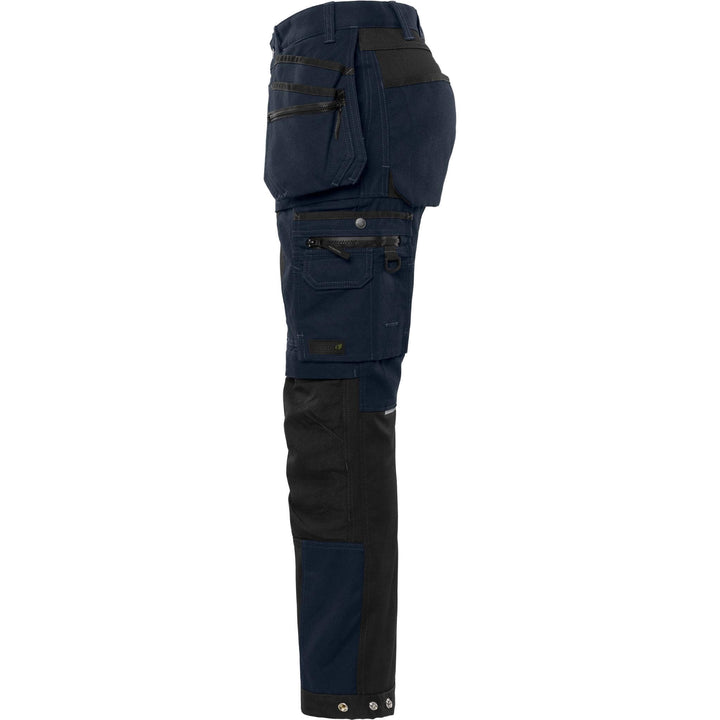 Fristads Womens Craftsman 4-Way-Stretch Holster Pocket Trousers - 2533 GCYD Dark Navy Back2#colour_dark-navy