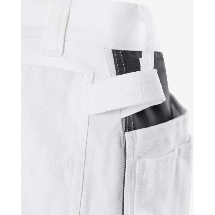 Fristads Womens Craftsman Cotton Holster Pocket Trousers - 259 BM White Detail1#colour_white