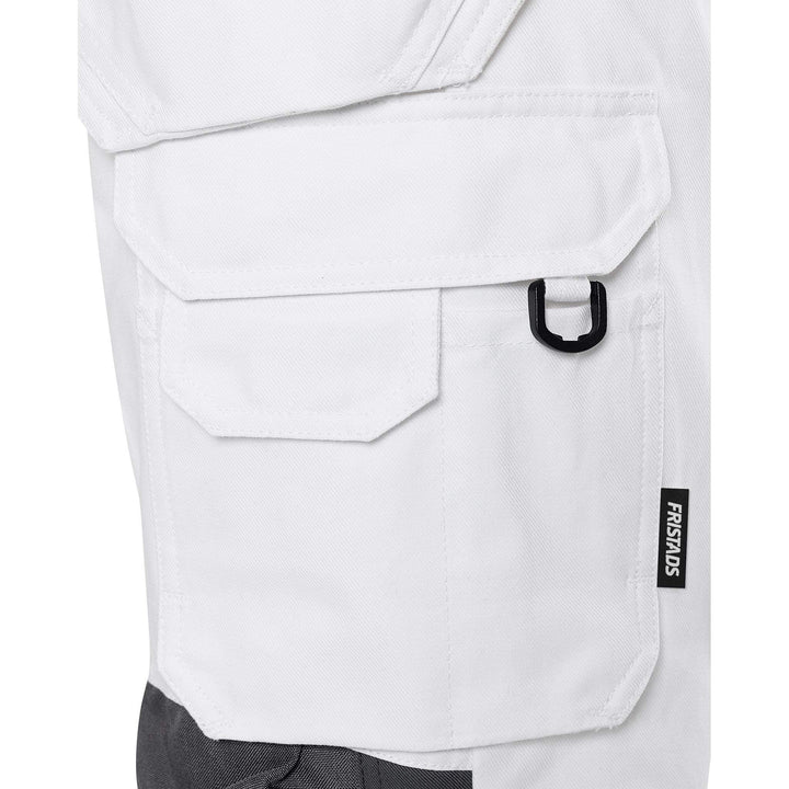 Fristads Womens Craftsman Cotton Holster Pocket Trousers - 259 BM White Detail2#colour_white