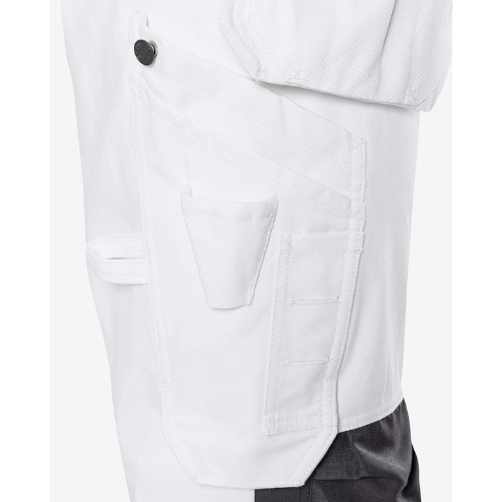 Fristads Womens Craftsman Cotton Holster Pocket Trousers - 259 BM White Detail3#colour_white