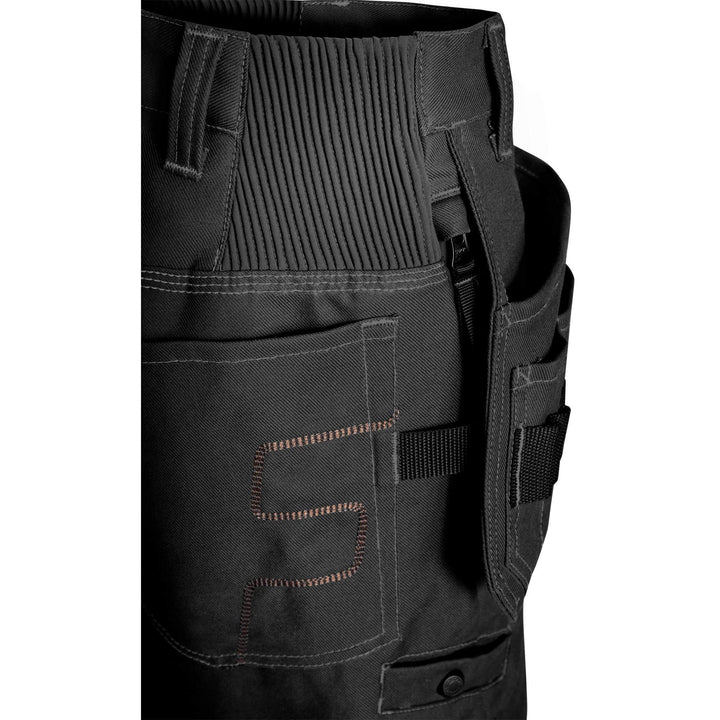 Fristads Womens Craftsman Holster Pocket 4-Way-Stretch Panel Trousers - 2605 FASG Black Detail3#colour_black