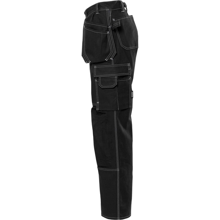 Fristads Womens Craftsman Holster Pocket Trousers - 253K FAS Black Back2#colour_black