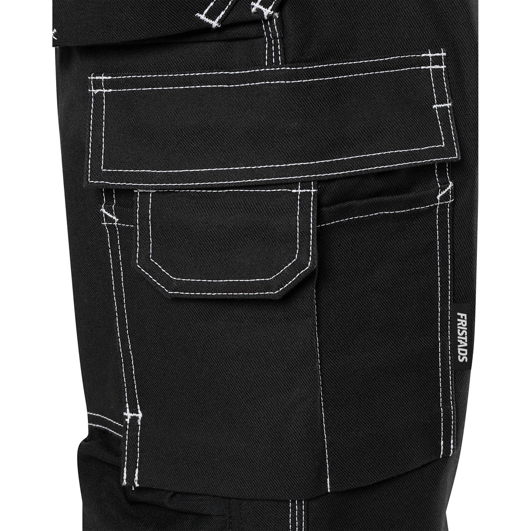Fristads Womens Craftsman Holster Pocket Trousers - 253K FAS Black Detail2#colour_black