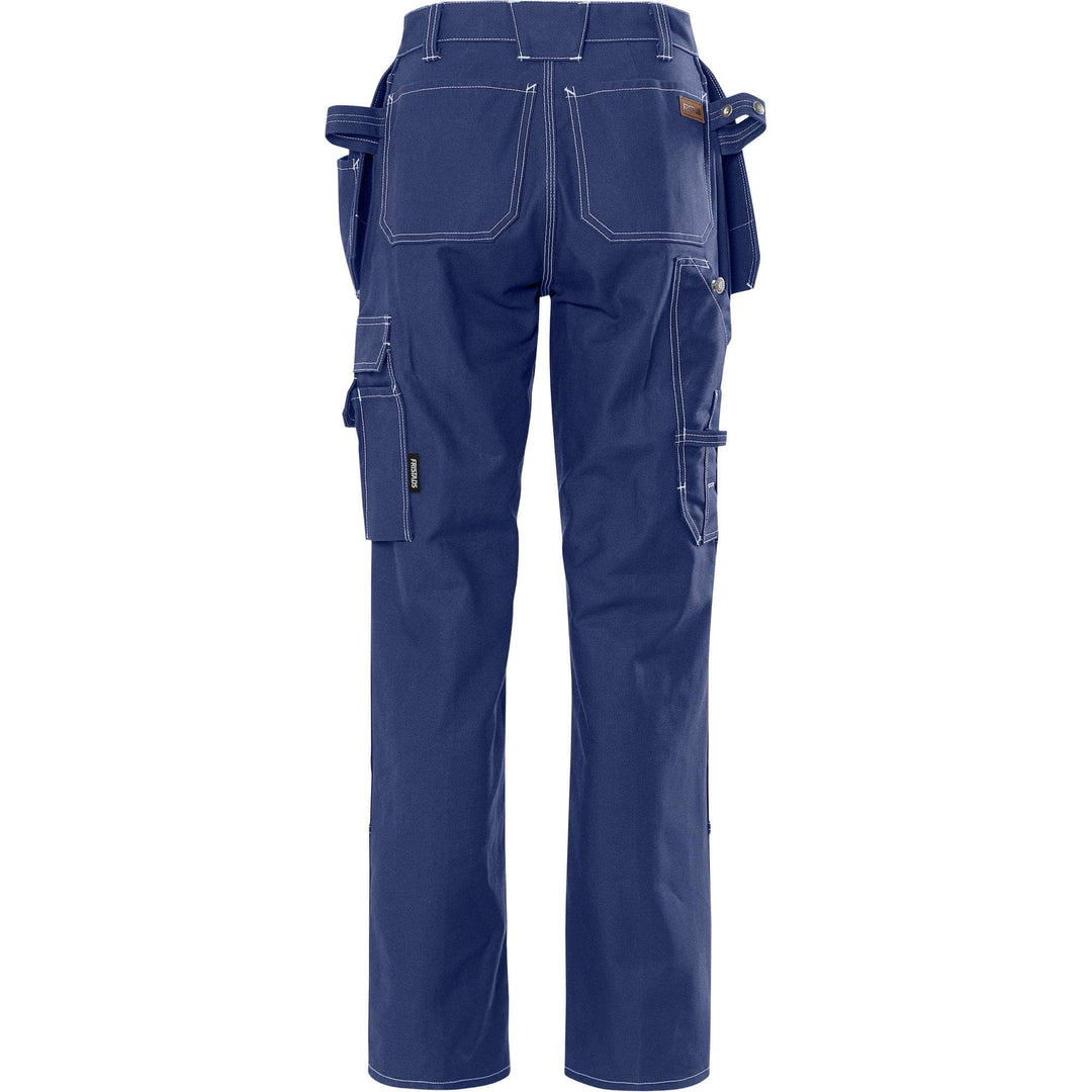 Fristads Womens Craftsman Holster Pocket Trousers - 253K FAS Dark Blue Back1#colour_dark-blue