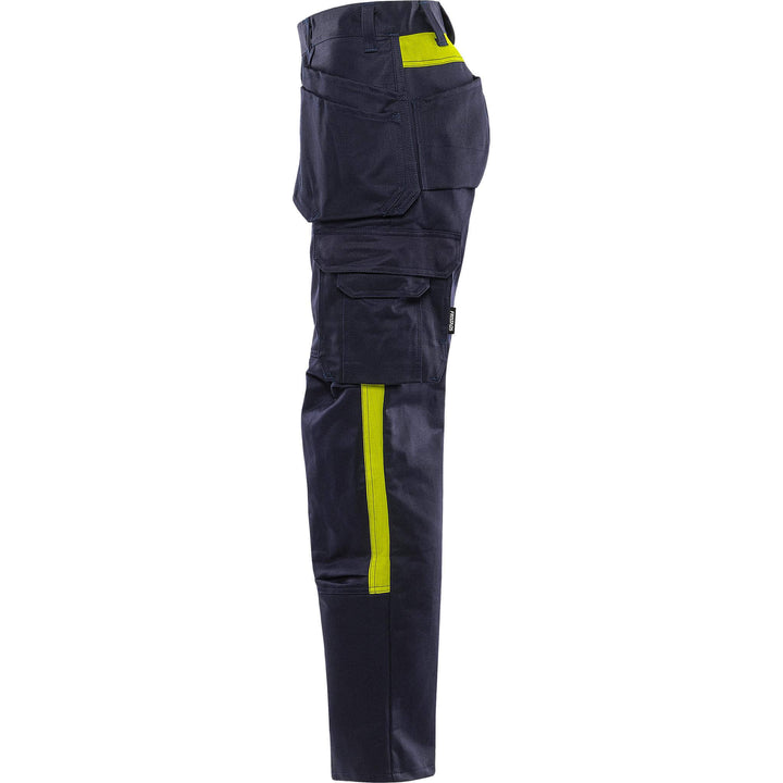 Fristads Womens Flame Retardant Arc and Multi-Protective Craftsman Holster Pocket Trousers - 2730 FLAM Navy Back2#colour_navy