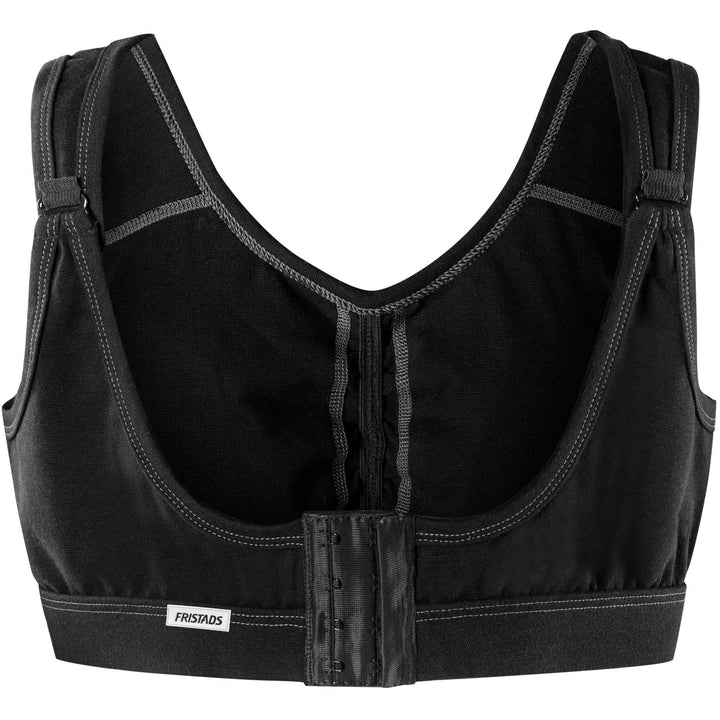 Fristads Womens Flamestat Arc and Flame Retardant Bra - 7105 MOF Black Back1#colour_black